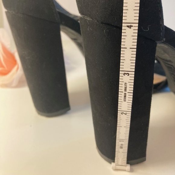 Black "Brash" heeled sandals womens size 8 - Picture 7 of 7